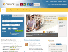 Tablet Screenshot of choicehotelsmexico.com